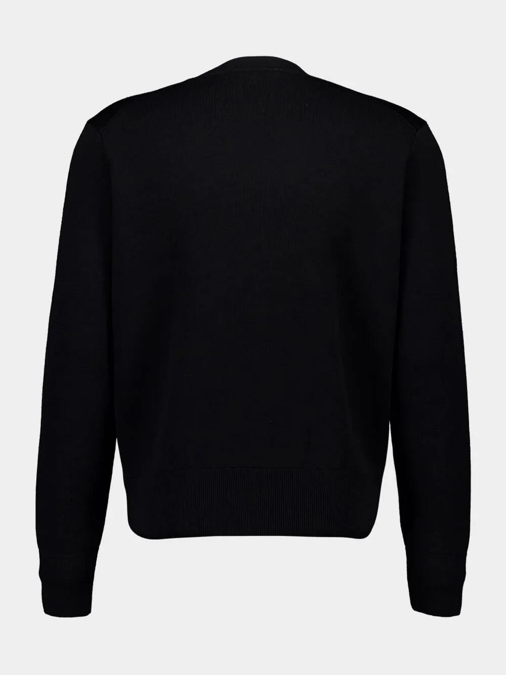 Black Crew Neck Sweater Ami de Coeur sold by Fashion Clinic product image thumbnail 2