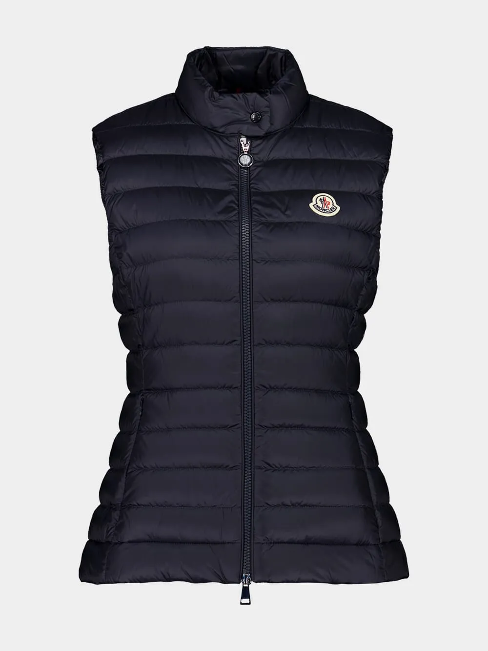 Navy Blue Igens Recycled Down Gilet sold by Fashion Clinic