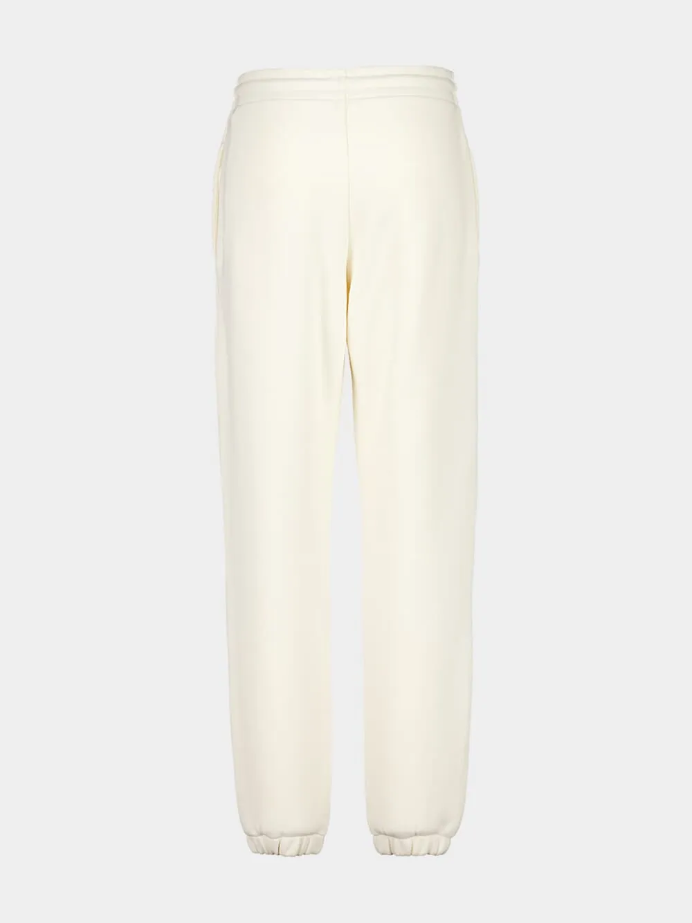 Natural Cotton Fleece Logo Track Pants sold by Fashion Clinic product image thumbnail 2