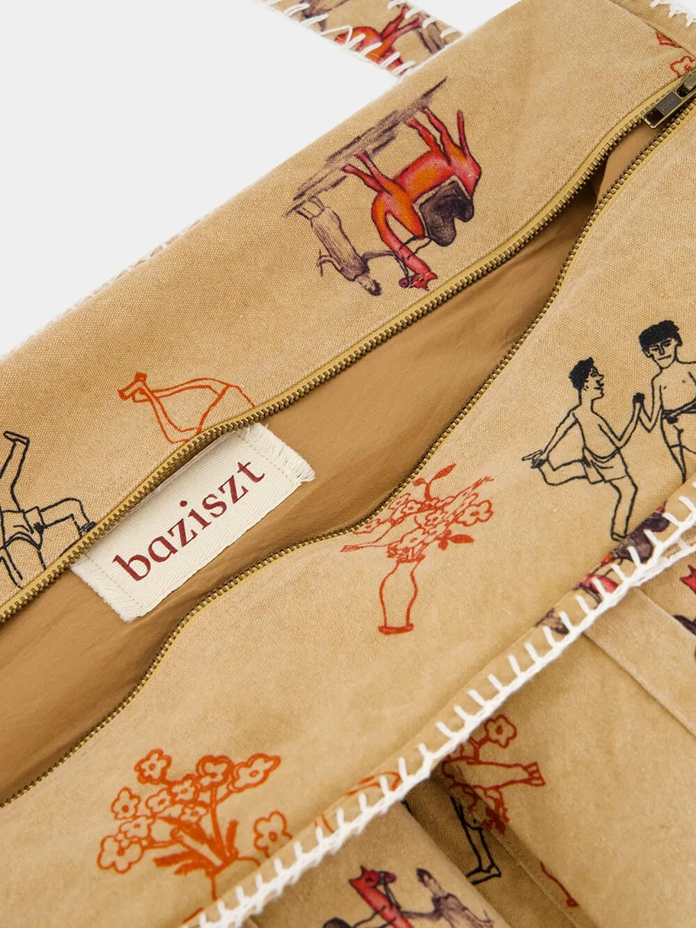 Brown Lavie Cotton Shoulder Bag sold by Fashion Clinic product image thumbnail 5