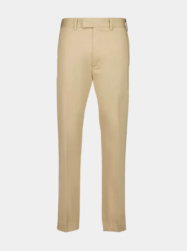 Sand Stretch Cotton Twill Chinos sold by Fashion Clinic