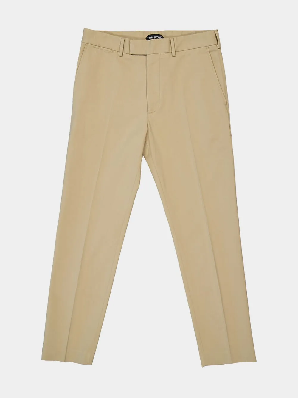 Sand Stretch Cotton Twill Chinos sold by Fashion Clinic product image thumbnail 4