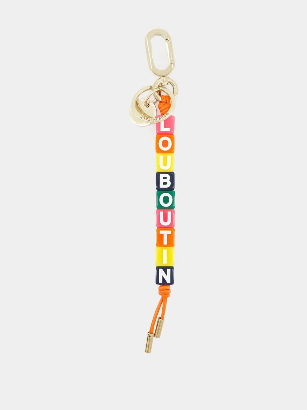 Multicolour Louboutin Beaded Keyring sold by Fashion Clinic