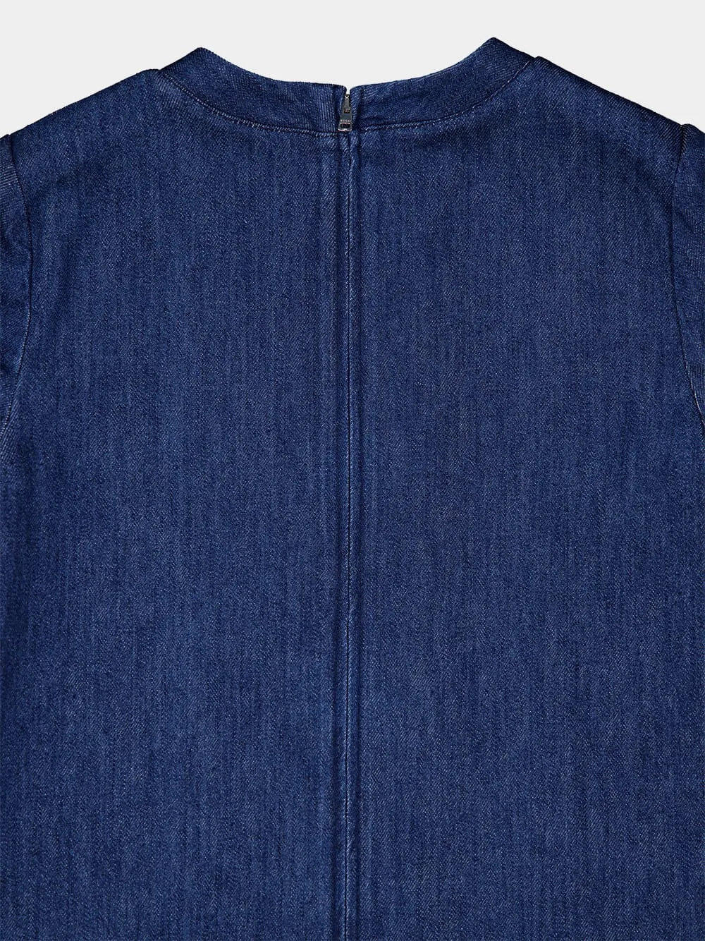 Denim Mini Dress with Horsebit sold by Fashion Clinic product image thumbnail 4