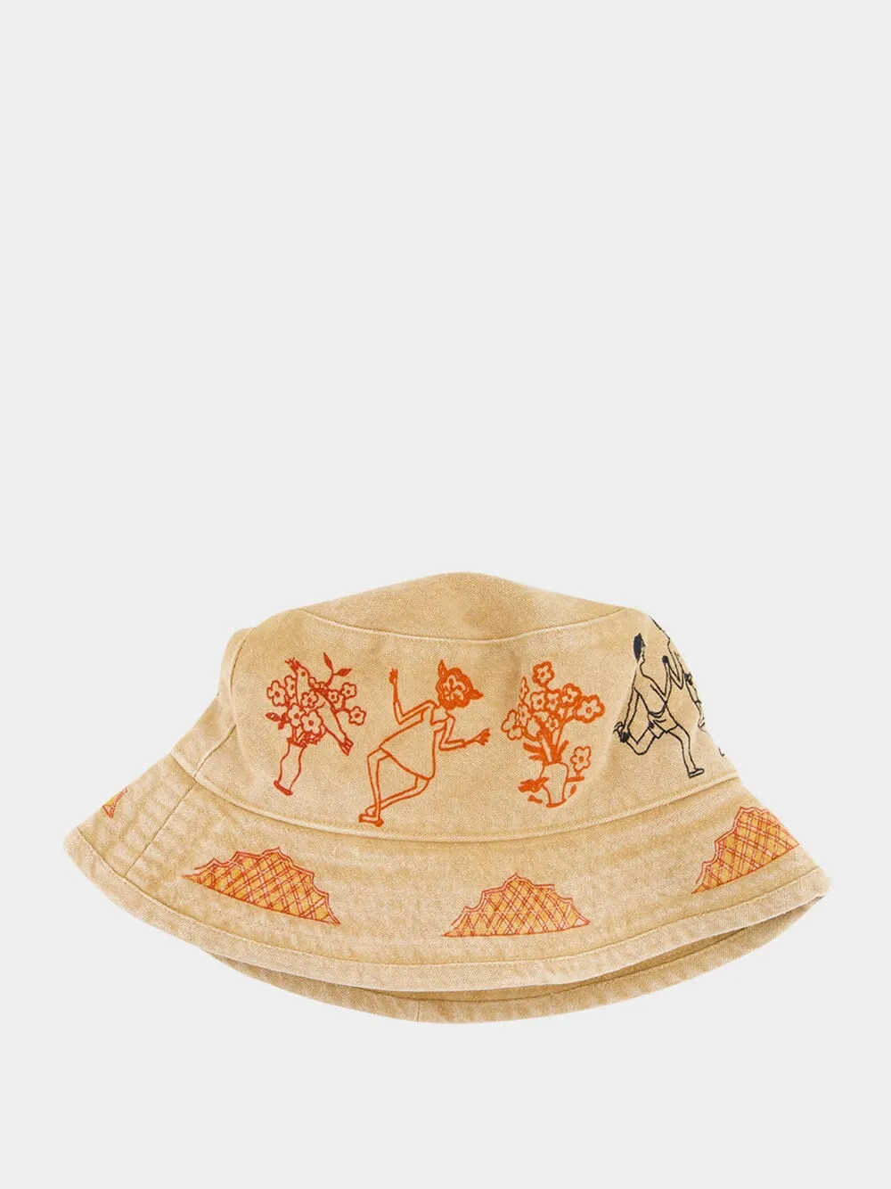 Beige Lavie Printed Bucket Hat sold by Fashion Clinic product image thumbnail 4