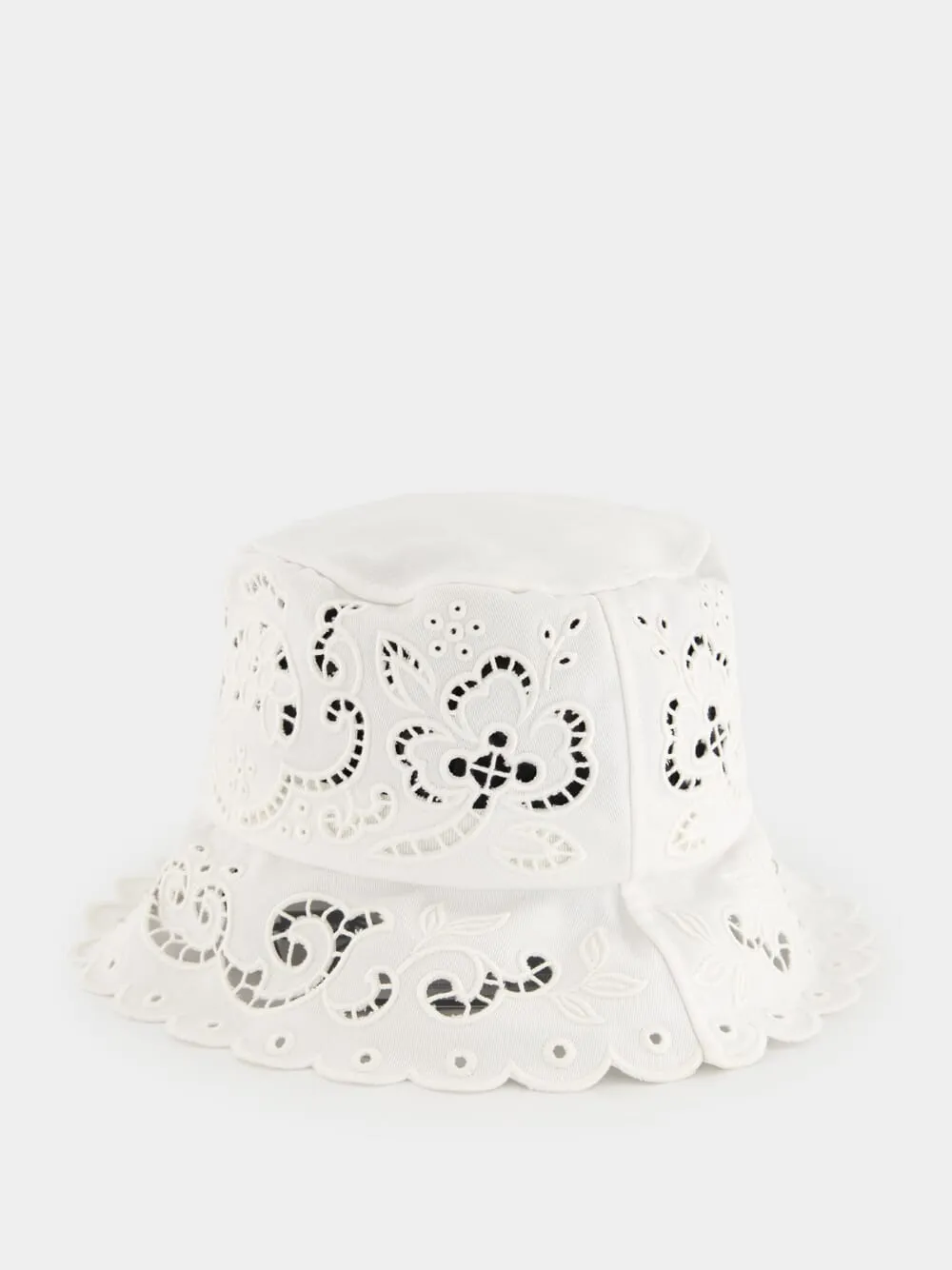 Embroidery bucket hat sold by Fashion Clinic product image thumbnail 3