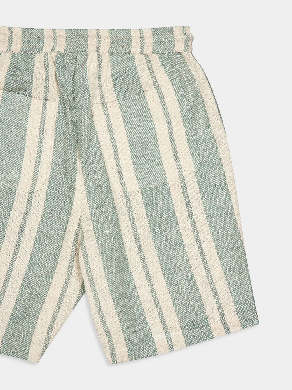 Kurt Silk Stripe Shorts sold by Fashion Clinic product image thumbnail 4