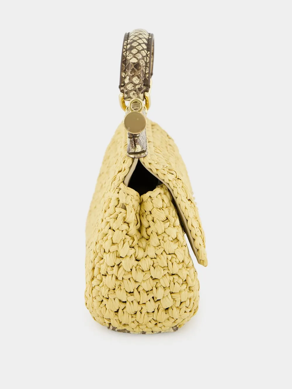 Raffia Python Small Sicily Bag sold by Fashion Clinic product image thumbnail 5