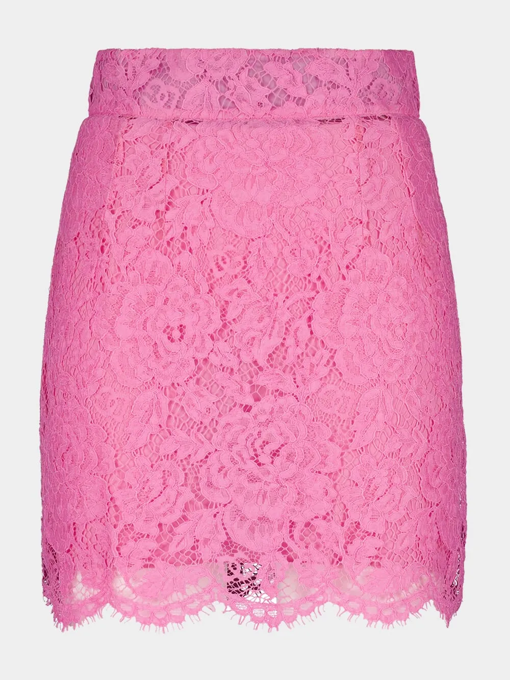 Floral Cordonetto Mini Skirt sold by Fashion Clinic