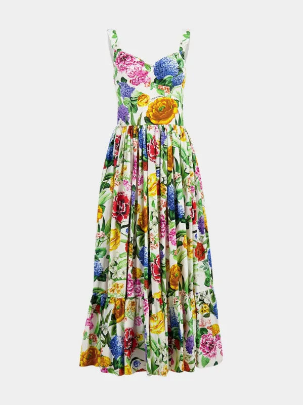 Floral Corset Midi Dress sold by Fashion Clinic