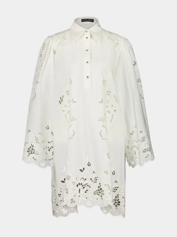 Embroidered Shirt Mini Dress sold by Fashion Clinic
