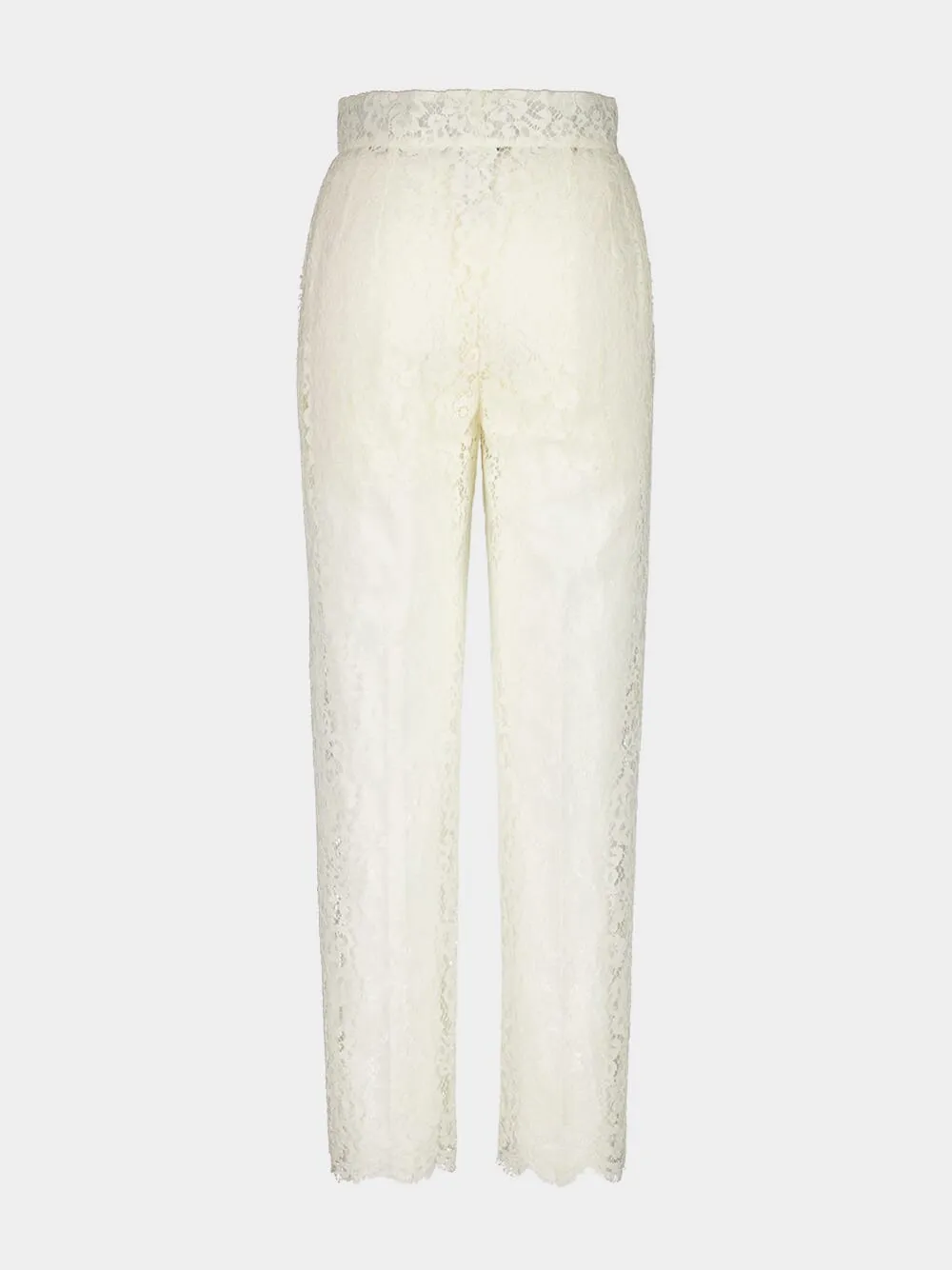 White Lace Trousers sold by Fashion Clinic product image thumbnail 2