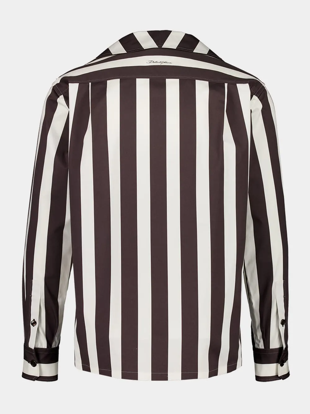Striped Cotton Drill Shirt sold by Fashion Clinic product image thumbnail 2