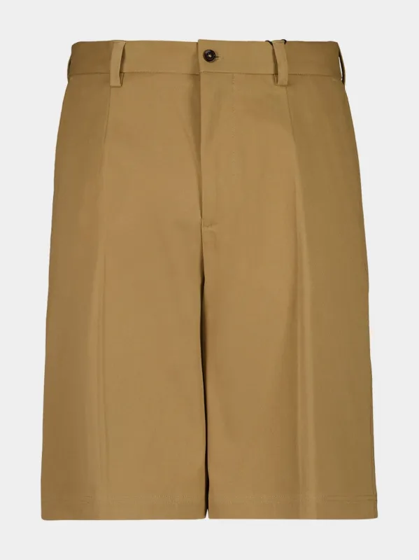 Cotton Drill Bermuda Shorts sold by Fashion Clinic
