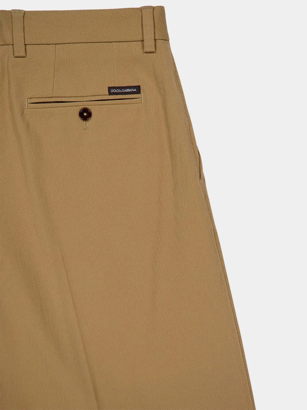 Cotton Drill Bermuda Shorts sold by Fashion Clinic product image thumbnail 4