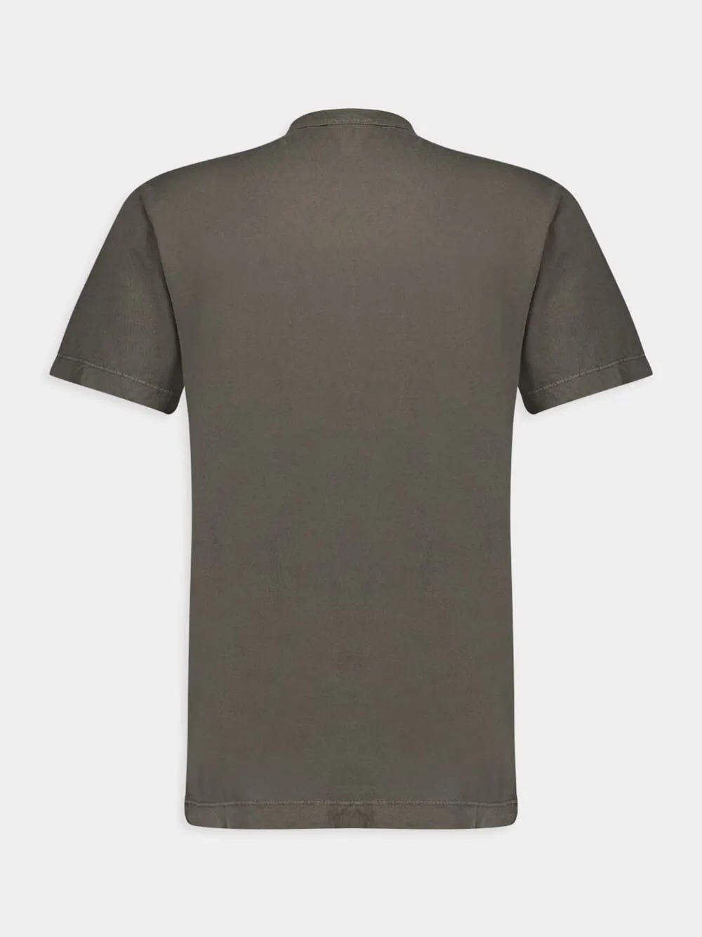 Short Sleeve Crew Neck Green T-Shirt sold by Fashion Clinic product image thumbnail 2