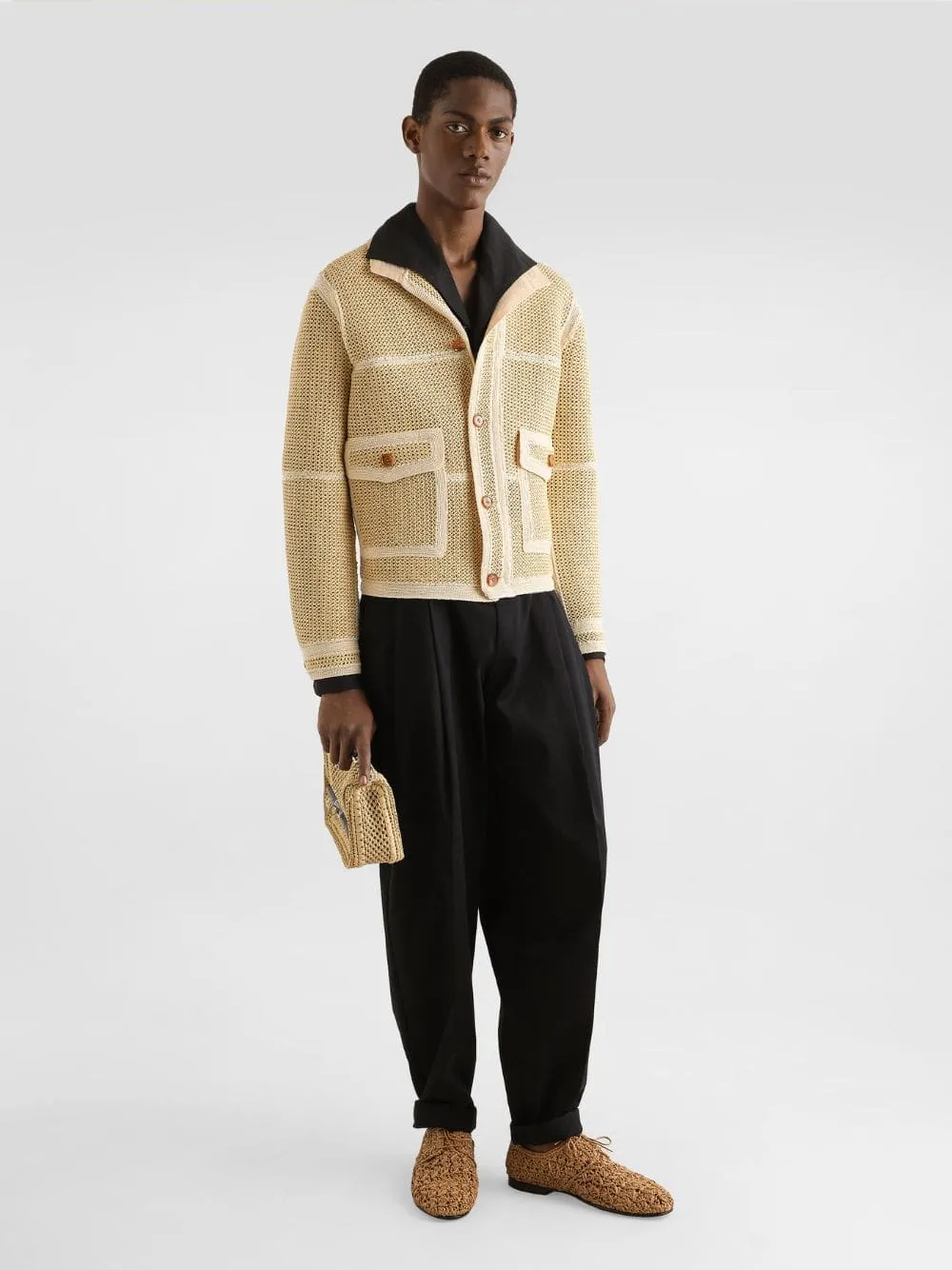 Marlene Woven Raffia Shoulder Bag sold by Fashion Clinic product image thumbnail 3