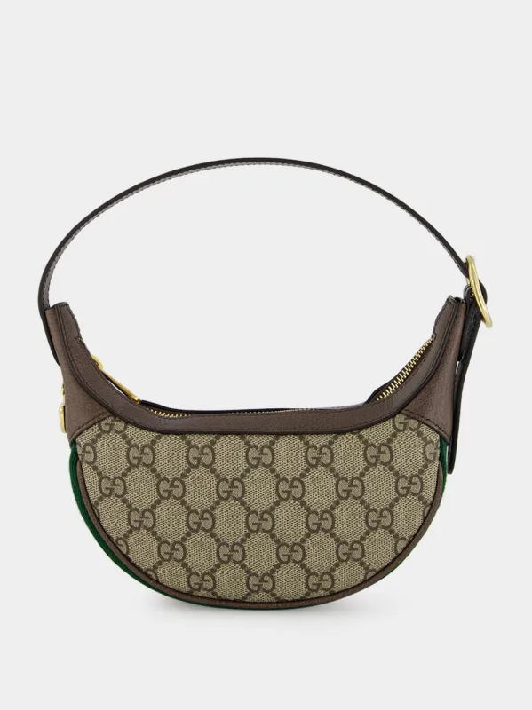 Beige and Ebony Ophidia Mini Bag sold by Fashion Clinic