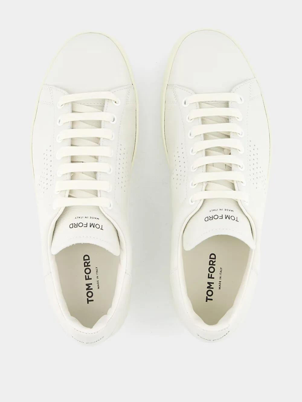 Warwick Grained Leather Sneakers sold by Fashion Clinic product image thumbnail 4