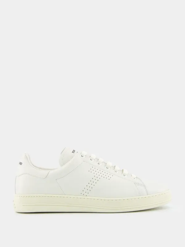 Warwick Grained Leather Sneakers made by Tom Ford