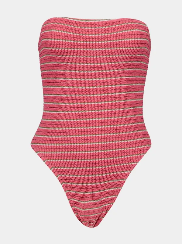 Watermelon Stripe One-Piece sold by Fashion Clinic