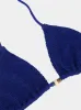 Navy Ingrid Beaded Triangle Top sold by Fashion Clinic