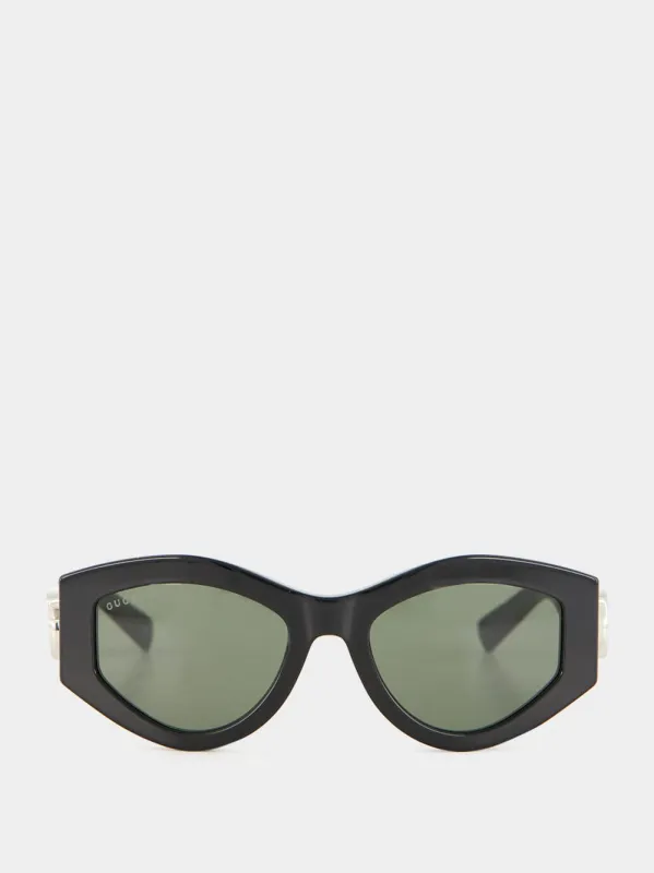 Oval GG Sunglasses sold by Fashion Clinic