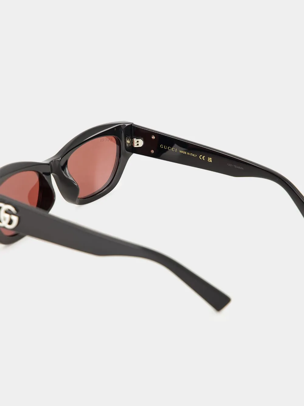 Oval Frame GG Sunglasses sold by Fashion Clinic product image thumbnail 4