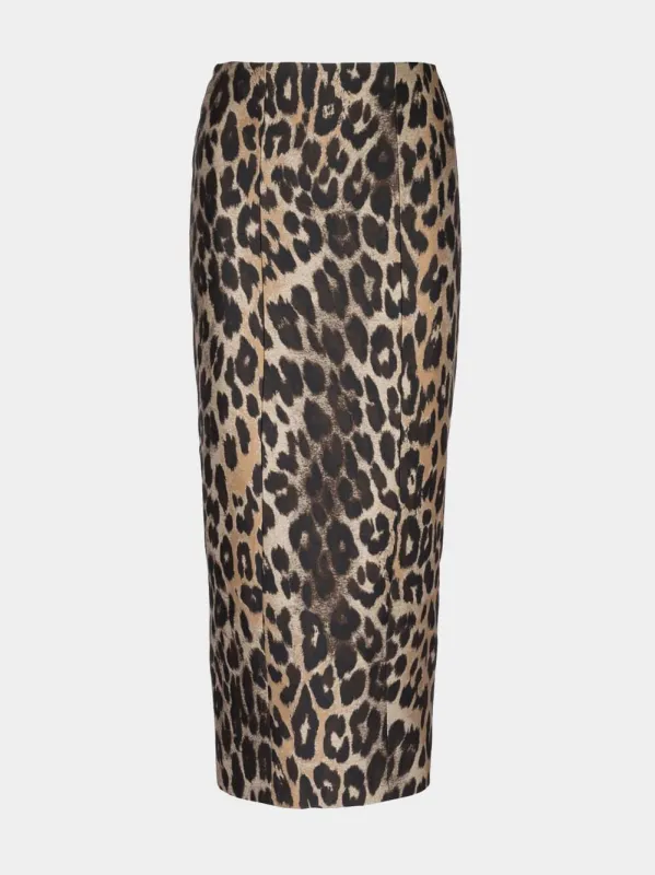 Leopard pencil skirt sold by Fashion Clinic
