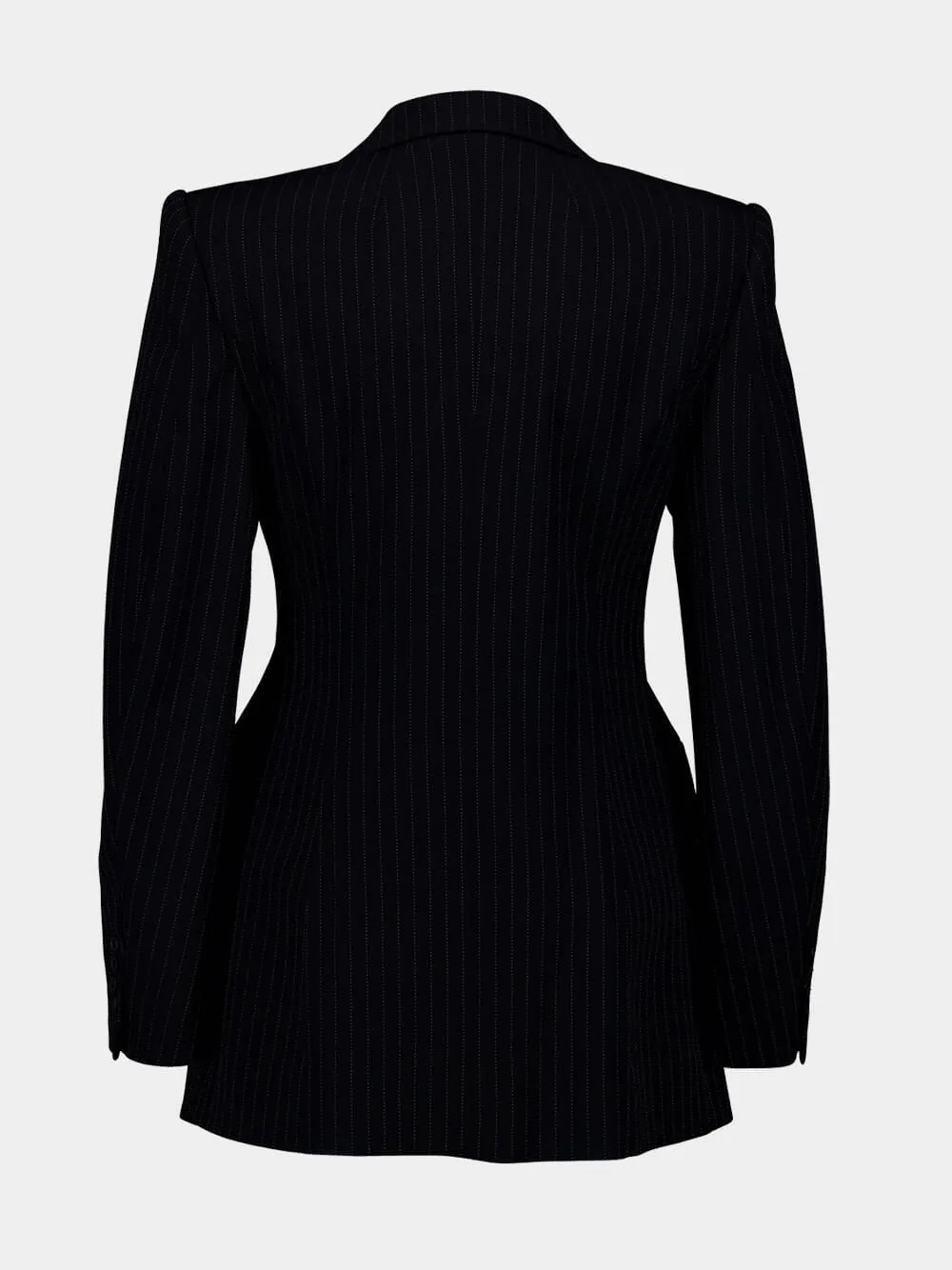Single-Breasted Pinstripe Blazer sold by Fashion Clinic product image thumbnail 2