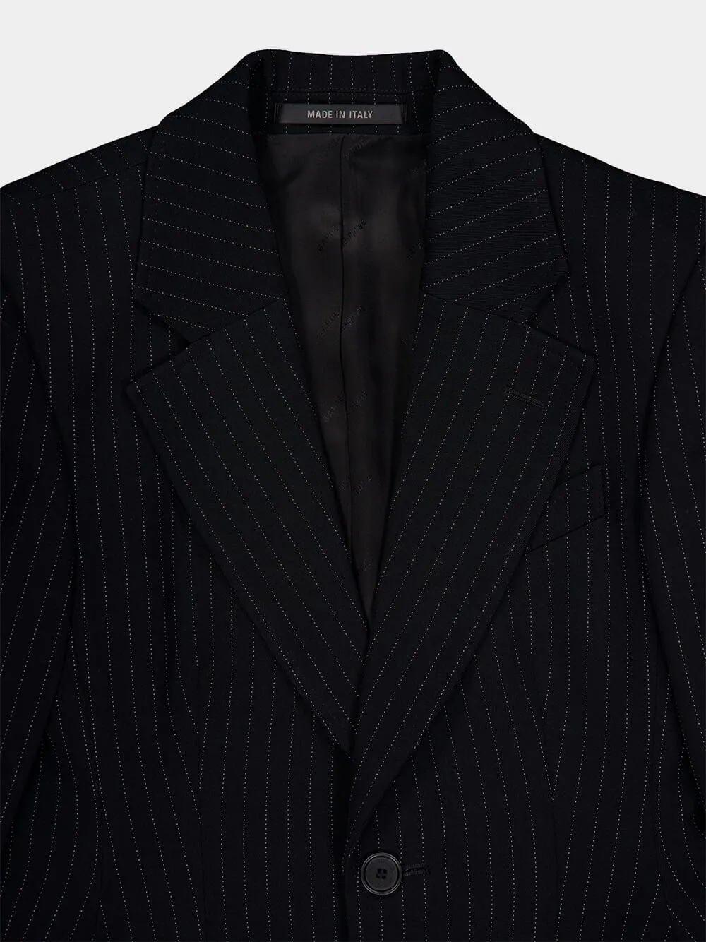 Single-Breasted Pinstripe Blazer sold by Fashion Clinic product image thumbnail 3