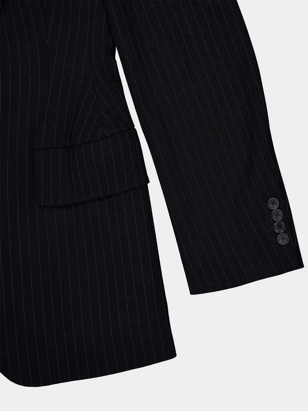 Single-Breasted Pinstripe Blazer sold by Fashion Clinic product image thumbnail 4