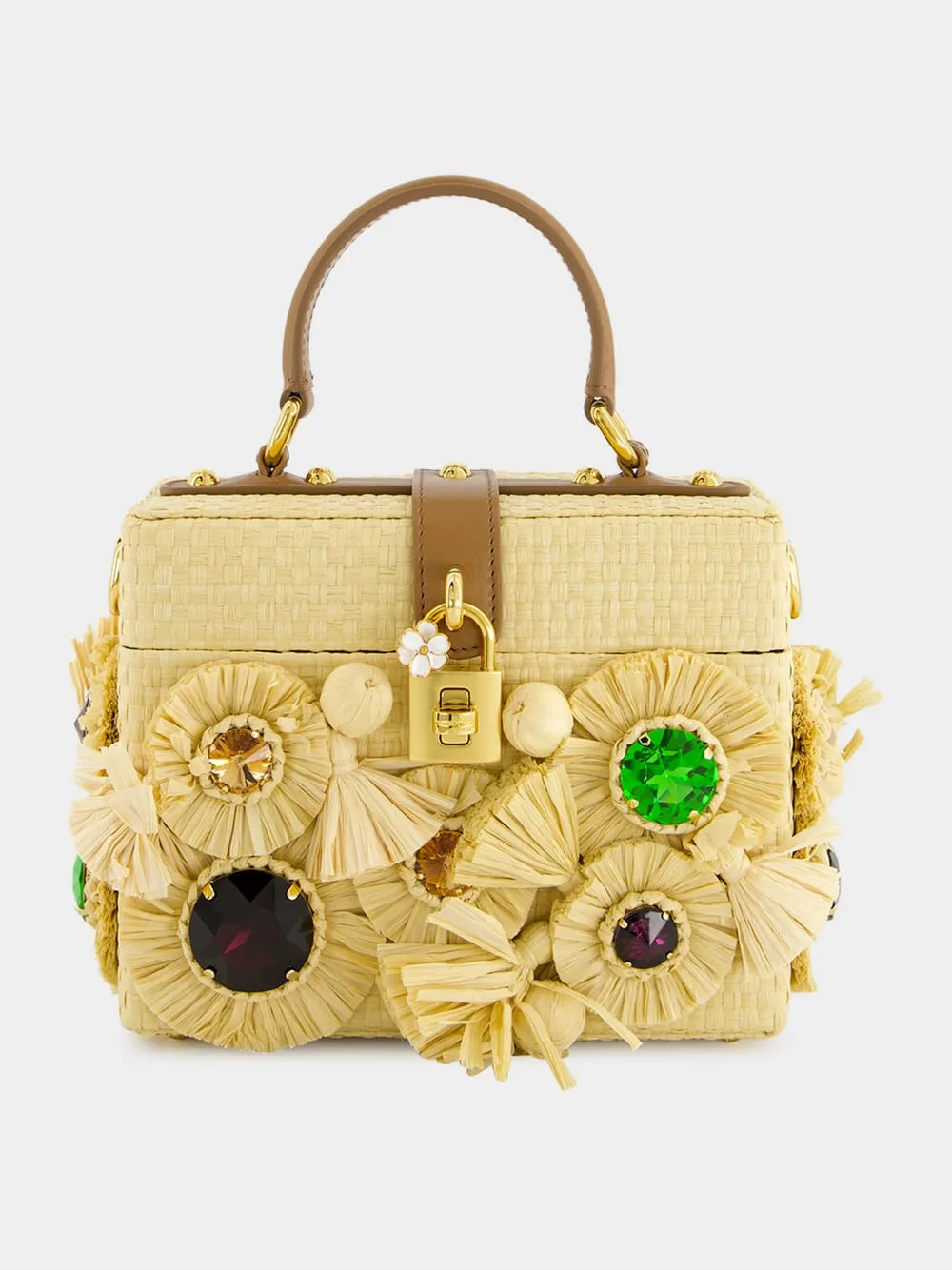 Dolce Box Raffia Bag sold by Fashion Clinic