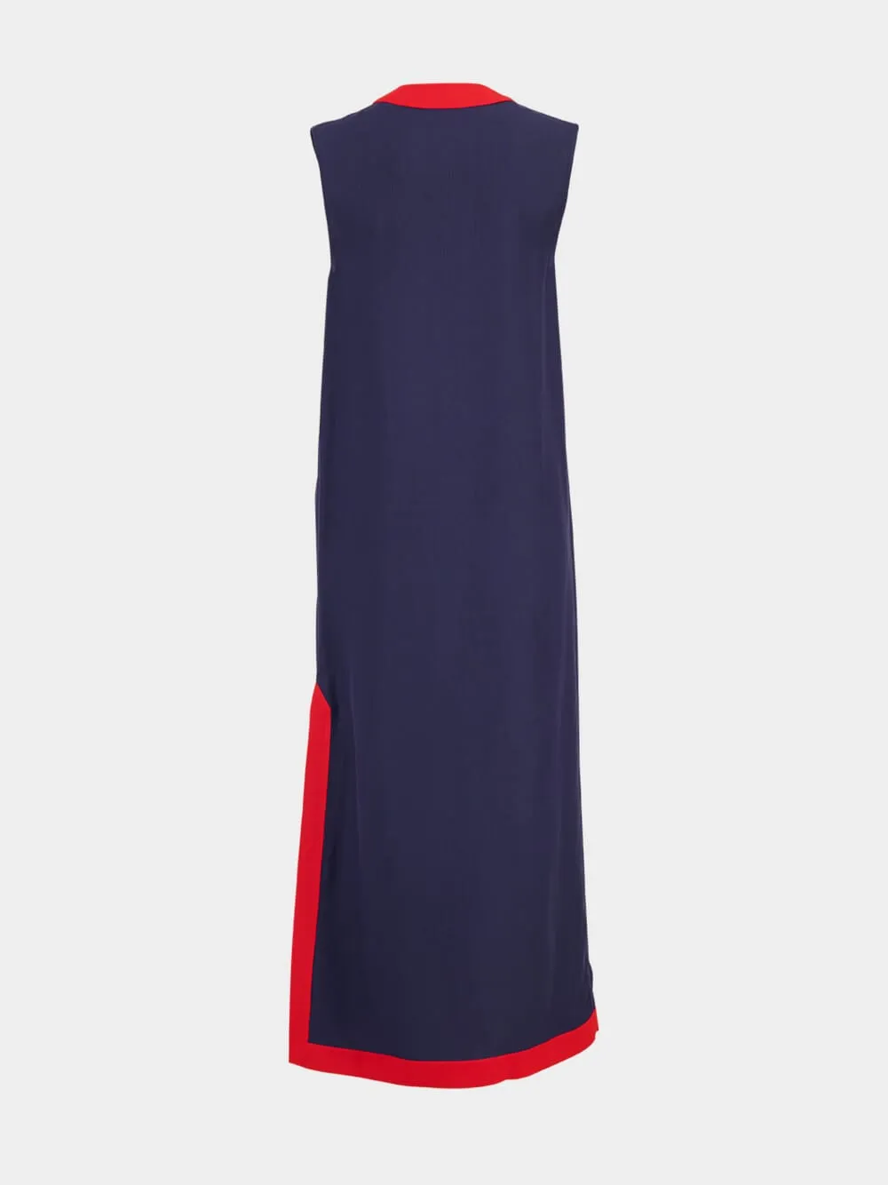 Indigo and Paris Red Viscose Linen Midi Dress sold by Fashion Clinic product image thumbnail 2