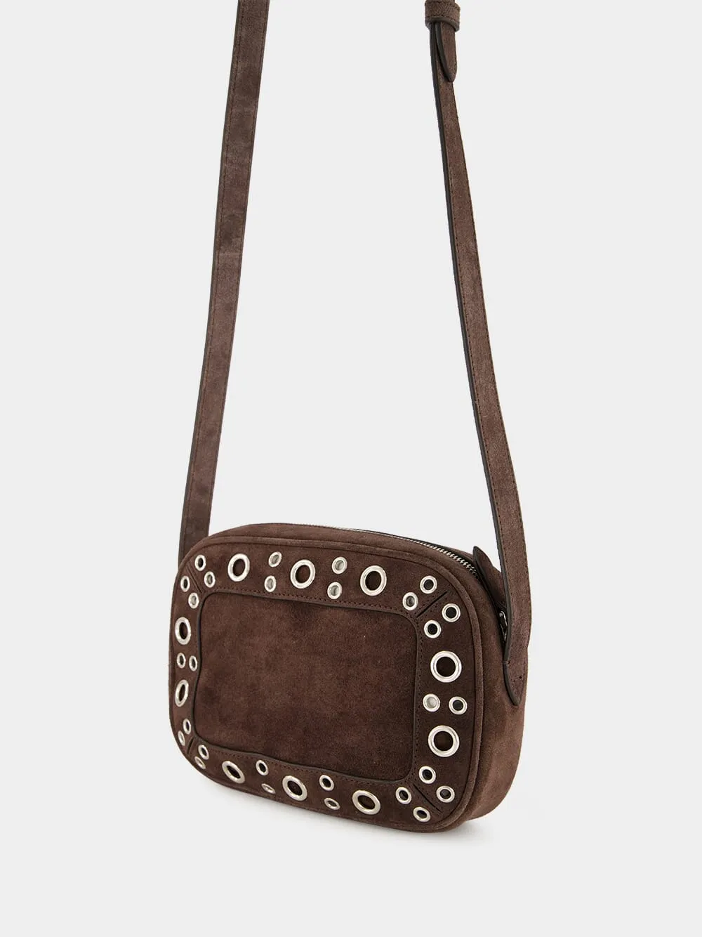 Brown Nellcôte Studded Crossbody Bag sold by Fashion Clinic product image thumbnail 5