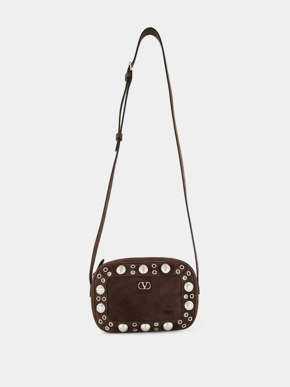 Brown Nellcôte Studded Crossbody Bag sold by Fashion Clinic product image thumbnail 2