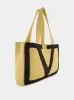 Natural Viva Superstar Large Raffia Tote Bag sold by Fashion Clinic