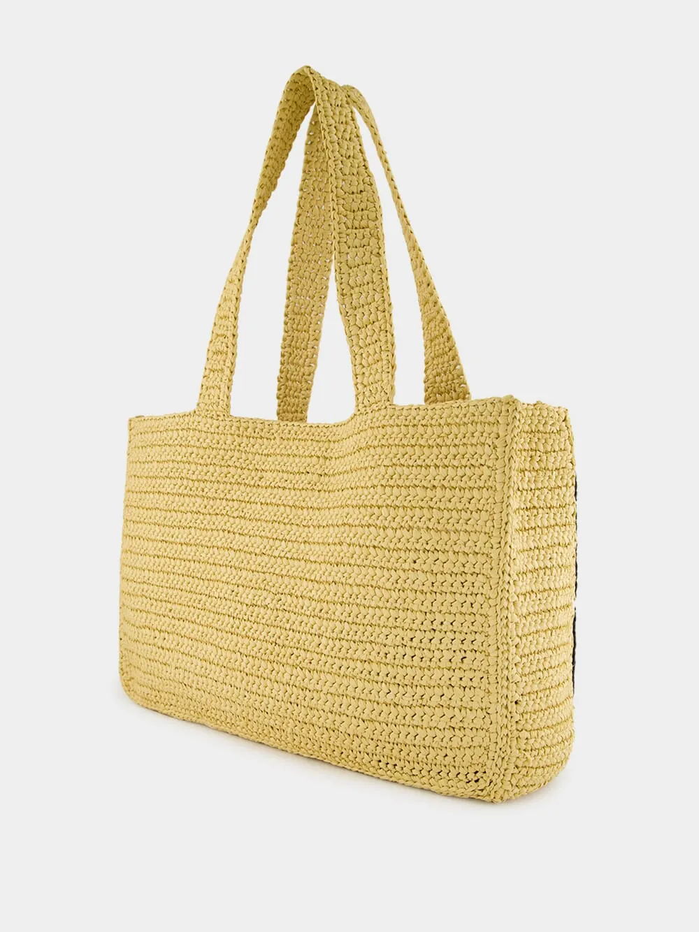 Natural Viva Superstar Large Raffia Tote Bag sold by Fashion Clinic product image thumbnail 5
