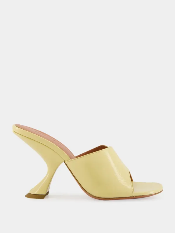 Sand Taylor Slipper 90 Crackle Nappa sold by Fashion Clinic