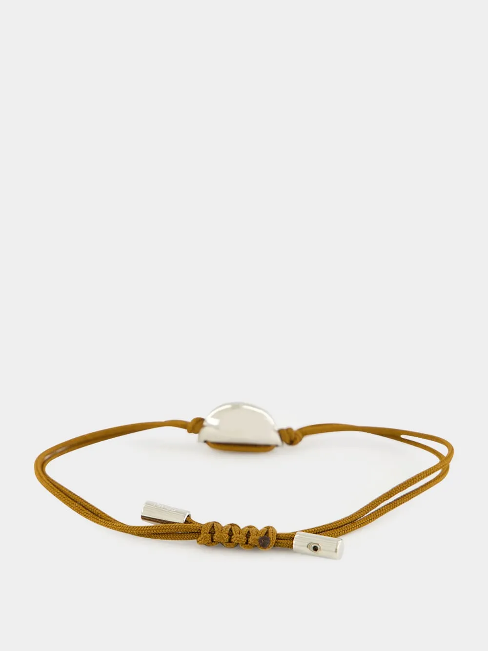 Brown FF Shell Bracelet with Palladium Finish sold by Fashion Clinic product image thumbnail 3