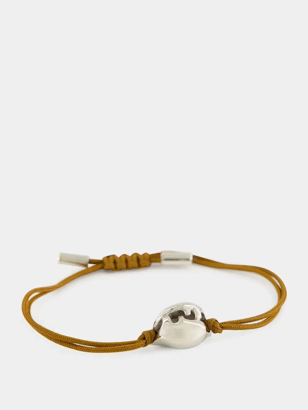 Brown FF Shell Bracelet with Palladium Finish sold by Fashion Clinic product image thumbnail 4