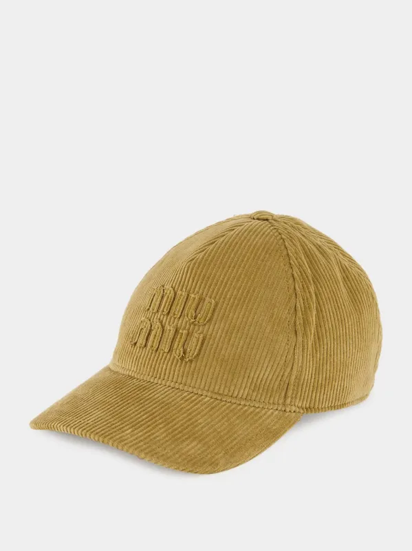 Cannella Velvet Corduroy Cap sold by Fashion Clinic
