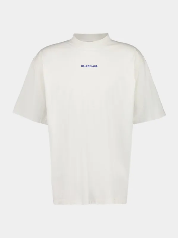 Dirty White and Blue Back T-Shirt sold by Fashion Clinic