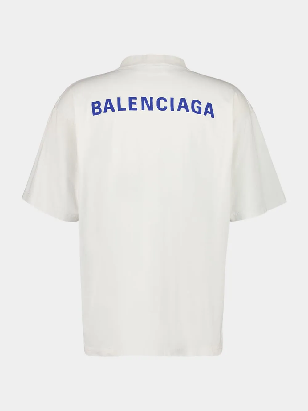 Dirty White and Blue Back T-Shirt sold by Fashion Clinic product image thumbnail 2