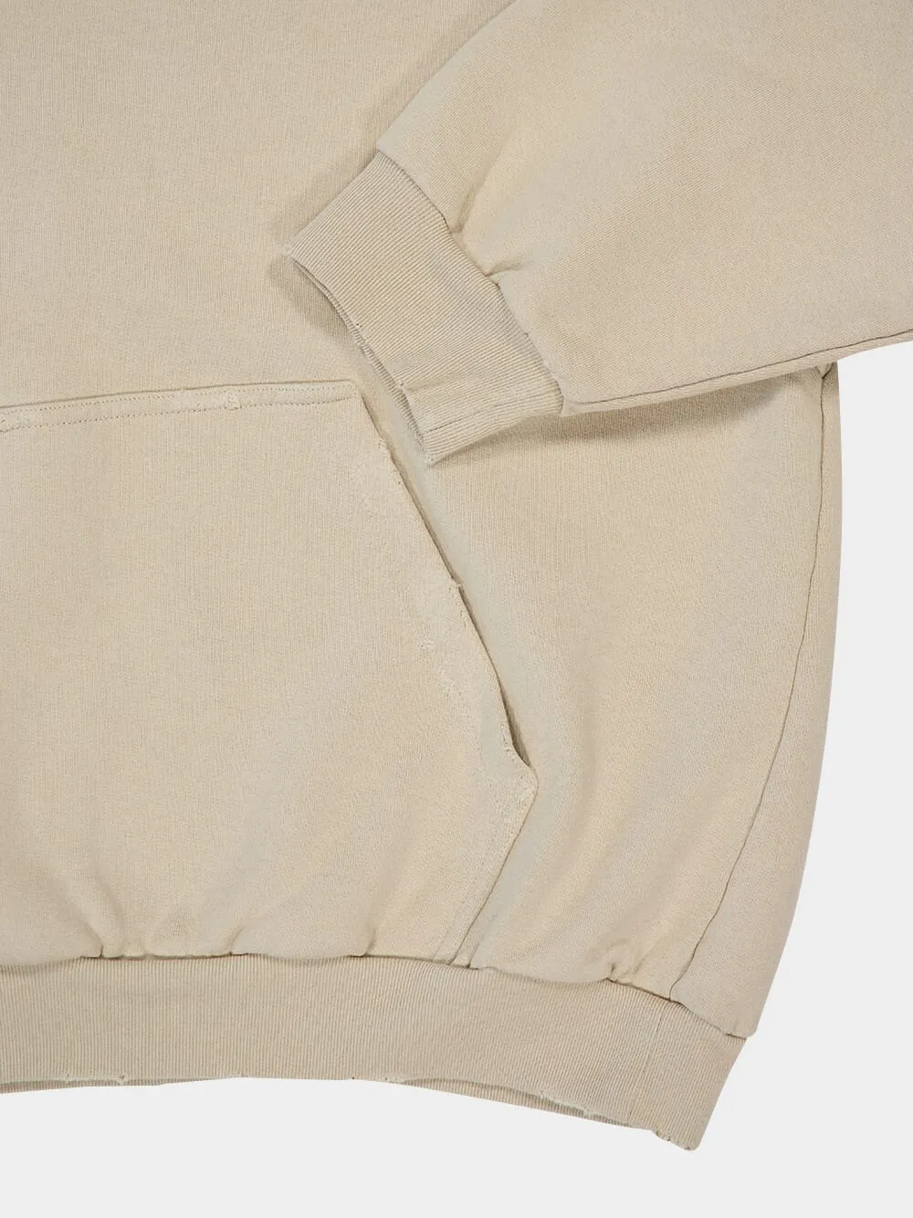 Beige Medium Fit Sweatshirt sold by Fashion Clinic product image thumbnail 4