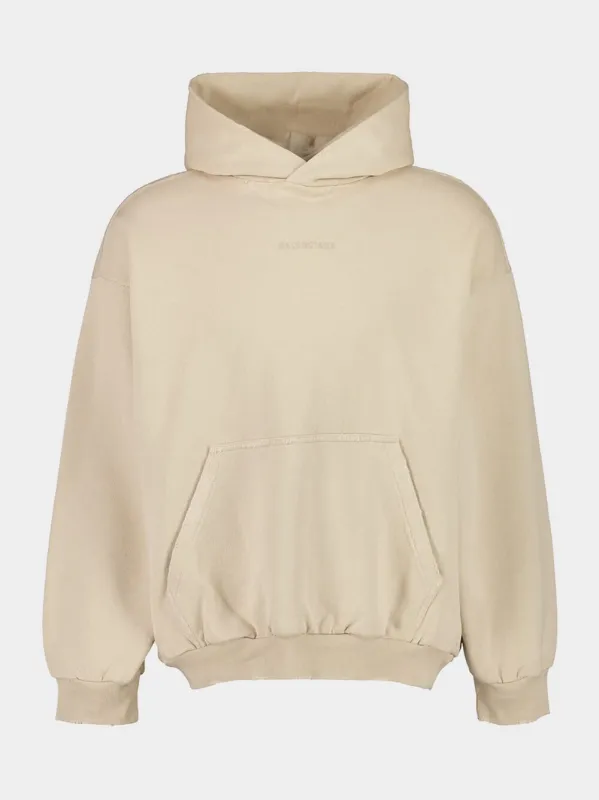 Beige Medium Fit Sweatshirt sold by Fashion Clinic