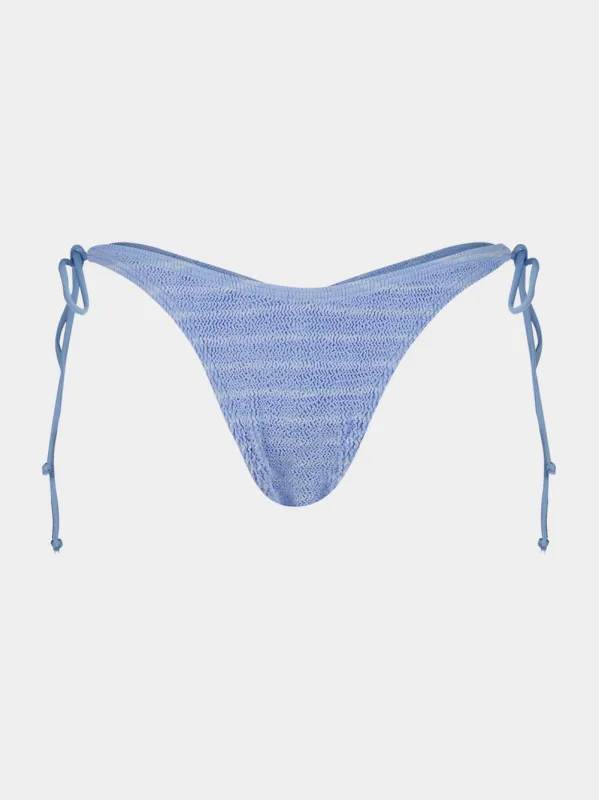 Powder Blue Stripe Serenity Bikini Brief sold by Fashion Clinic