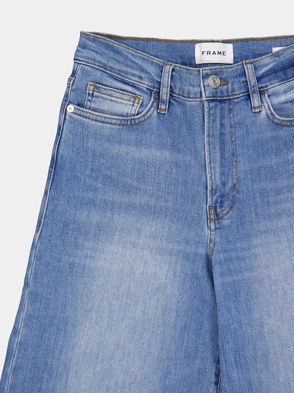 Le Palazzo Cropped Denim Trousers sold by Fashion Clinic product image thumbnail 3