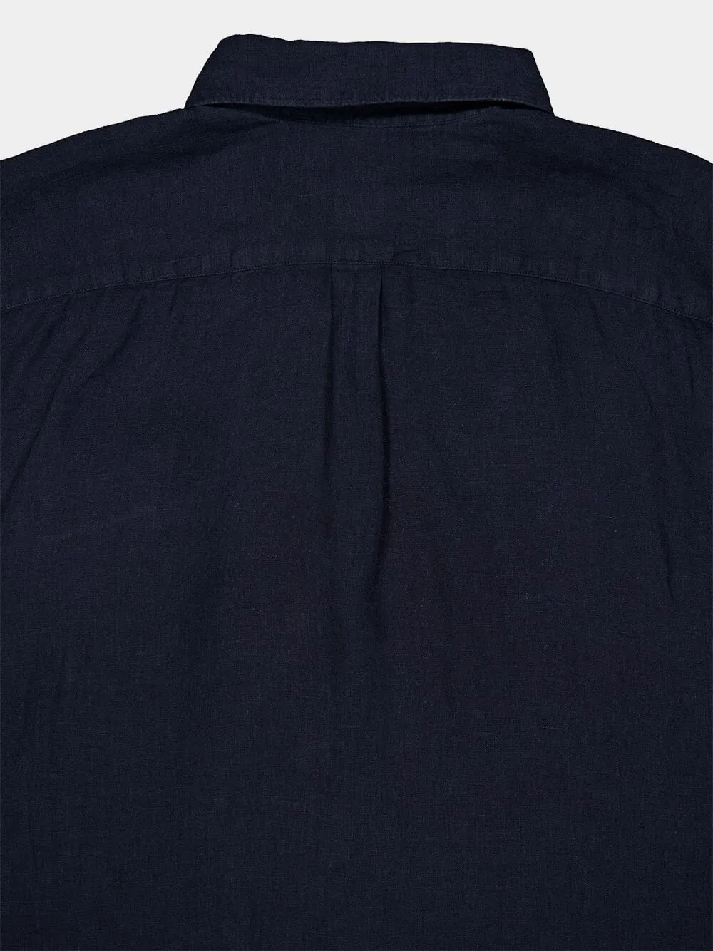 Regular Fit Navy Linen Shirt sold by Fashion Clinic product image thumbnail 4