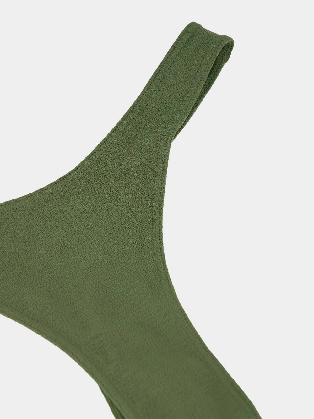 Green Nineties Brazilian Bikini Brief sold by Fashion Clinic product image thumbnail 3